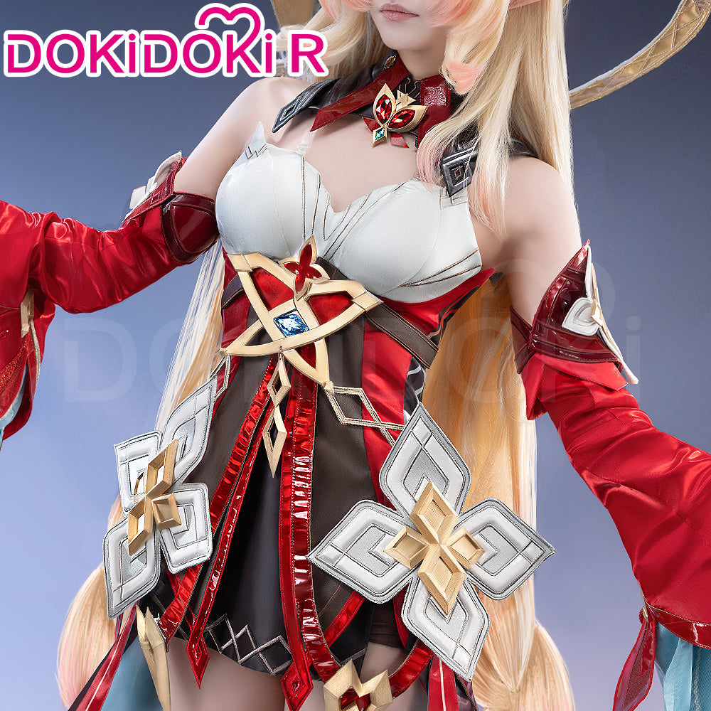 【Size XS-2XL】DokiDoki-R Game Genshin Impact Cosplay Alice Costume Nod-Krai nodkrai Song of the Welkin Moon “ A ”