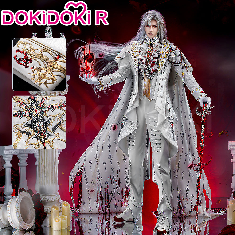 【Partially Ready For Ship】【Size XS-2XL】DokiDoki-R Game Love And Deepspace Cosplay Sylus Crimson Departure Costume Crimson Rapture Crimson Feast Silverwing Fiend Halloween