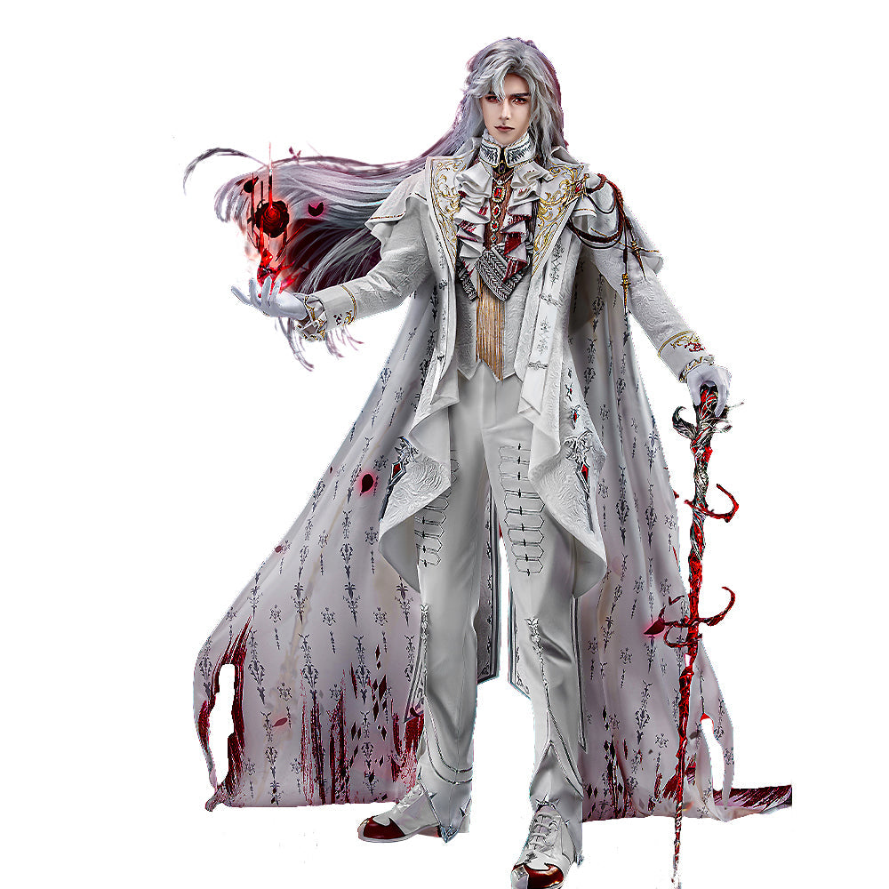 【Partially Ready For Ship】【Size XS-2XL】DokiDoki-R Game Love And Deepspace Cosplay Sylus Crimson Departure Costume Crimson Rapture Crimson Feast Silverwing Fiend Halloween