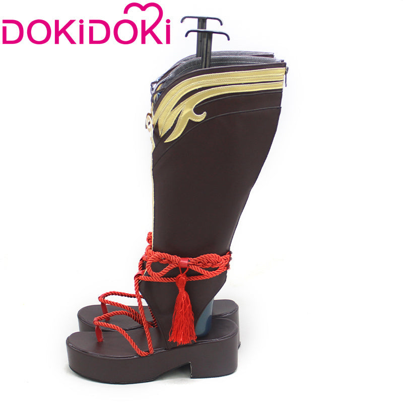 【In Stock】DokiDoki Game Genshin Impact Cosplay Shikanoin Heizou Cosplay Shoes