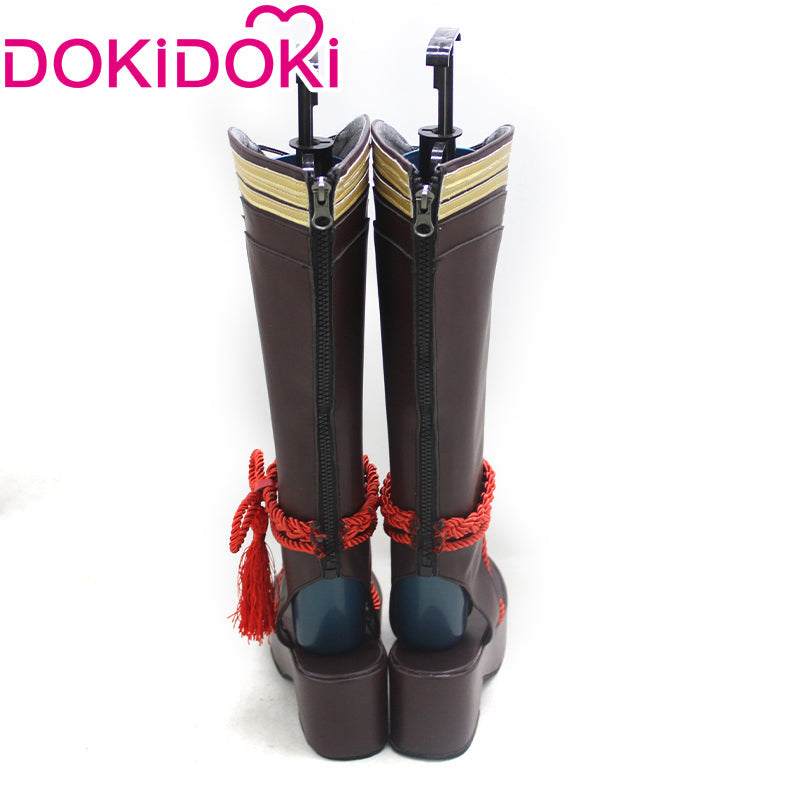 【In Stock】DokiDoki Game Genshin Impact Cosplay Shikanoin Heizou Cosplay Shoes