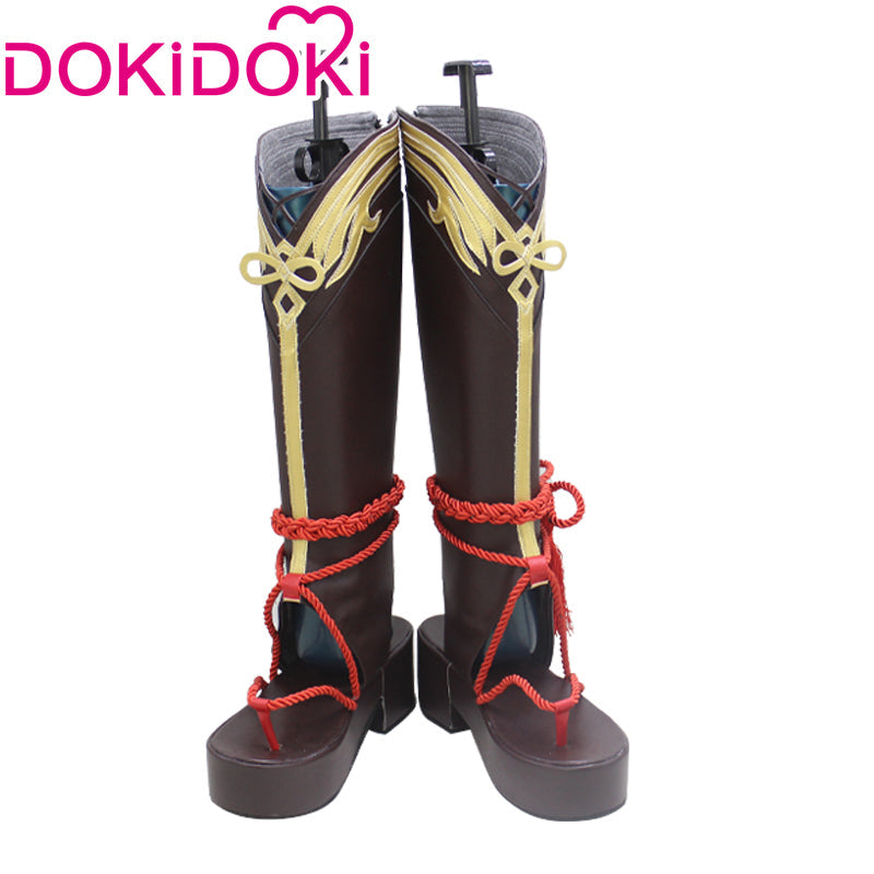 【In Stock】DokiDoki Game Genshin Impact Cosplay Shikanoin Heizou Cosplay Shoes