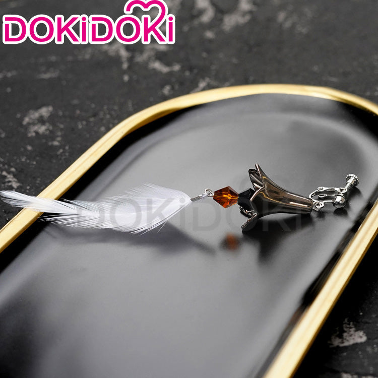 【Partially Ready For Ship】DokiDoki Game Genshin Impact Cosplay  Zhongli Cosplay Earrings Zhong Li
