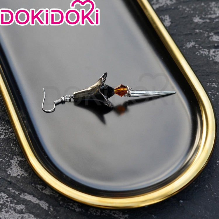 【Partially Ready For Ship】DokiDoki Game Genshin Impact Cosplay  Zhongli Cosplay Earrings Zhong Li
