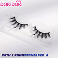 【Partially Ready For Ship】DokiDoki Game Genshin Impact Cosplay Focalors Black False Eyelashes With Rhinestones Furina Fontaine