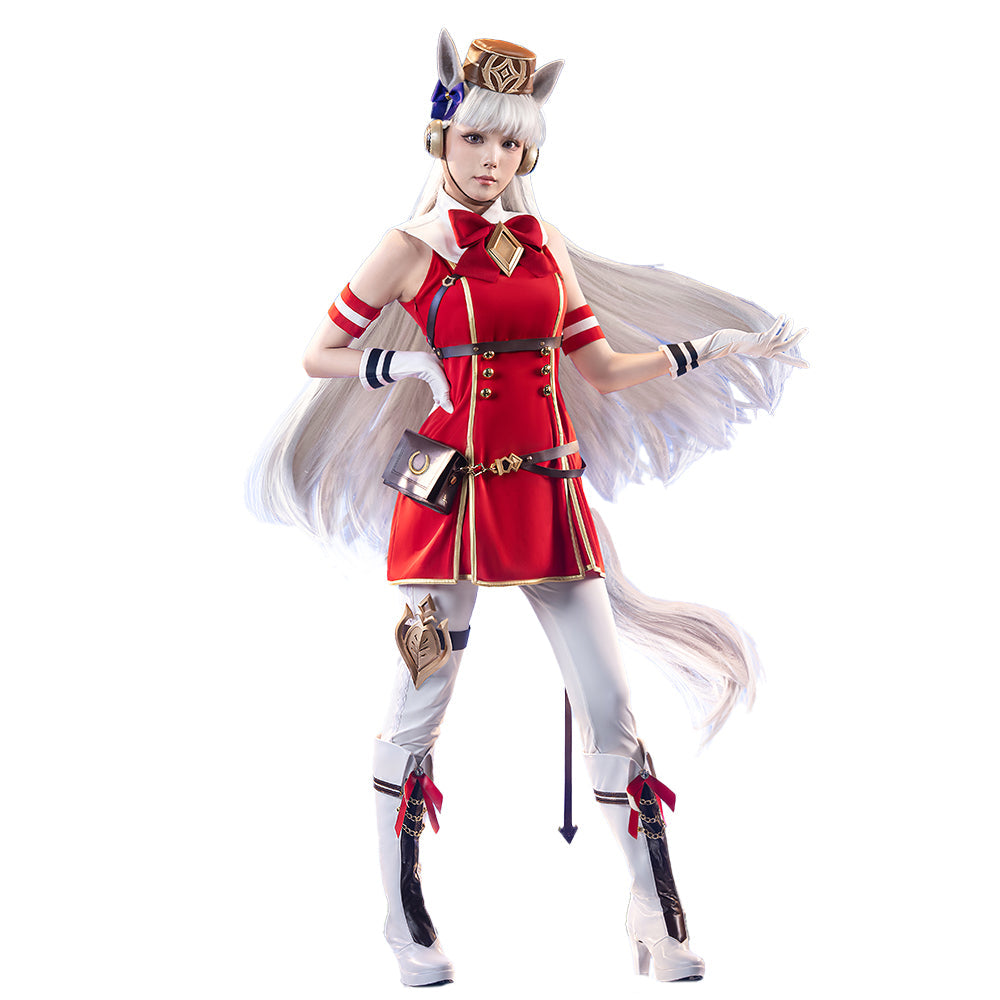 【Partially Ready For Ship】【Size XS-4XL】DokiDoki-R Anime Game Cosplay Costume Red