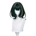 【EU Local Shipping】DokiDoki Game Genshin Impact Cosplay Nefer Wig Short Green Highlight Hair Songof the Welkin Moon