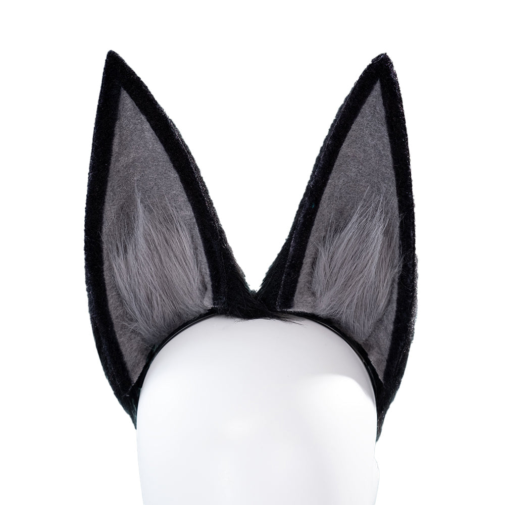 【Ready For Ship】DokiDoki Game Zenless Zone Zero Cosplay  Hoshimi Miyabi Cosplay Wig / Ears Long Straight Black