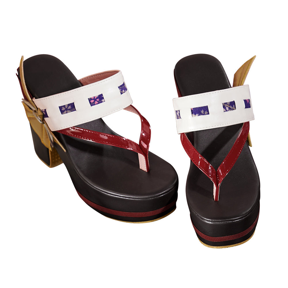 DokiDoki-SR Game Genshin Impact Cosplay Yae Miko Cosplay  Shoes