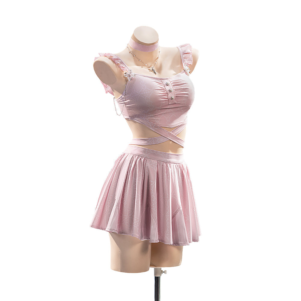 【Ready For Ship】【Accessories Included】【Size XS-3XL】DokiDoki-R Game Love and Deepspace Cosplay Protagonist MC Midsummer Swimsuit Costume Casual Wear Sylus lads
