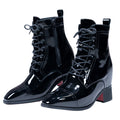 【13.5CM】DokiDoki Height Increasing Shoes / Elevator Shoes Red Sole Bottom Leather Shoes