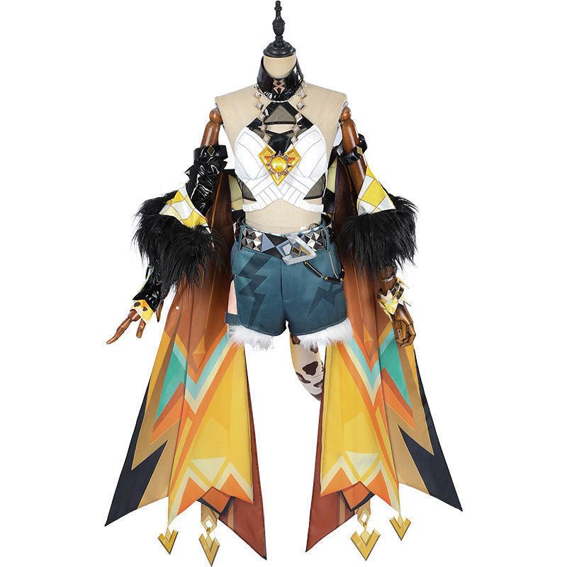 【Tail Included】【Size XS-2XL】DokiDoki-R Game Genshin Impact Cosplay Xilonen Costume Natlan