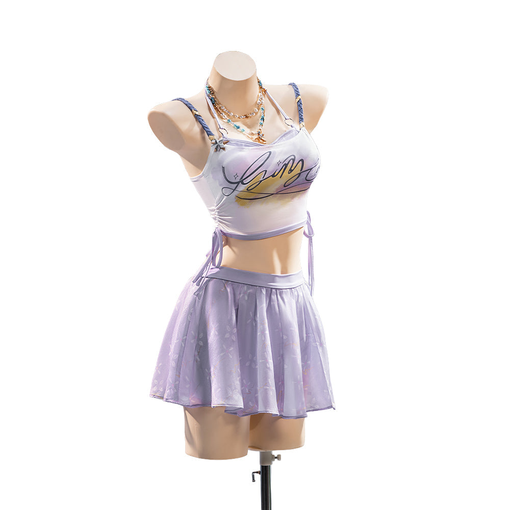 【Ready For Ship】【Accessories Included】【Size XS-3XL】DokiDoki-R Game Love and Deepspace Cosplay Protagonist MC Midsummer Swimsuit Costume Casual Wear Xavier lads