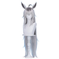 【US/EU  LOCAL SHIPPING 】DokiDoki Game Cosplay Wig Long Straight Gray Hair