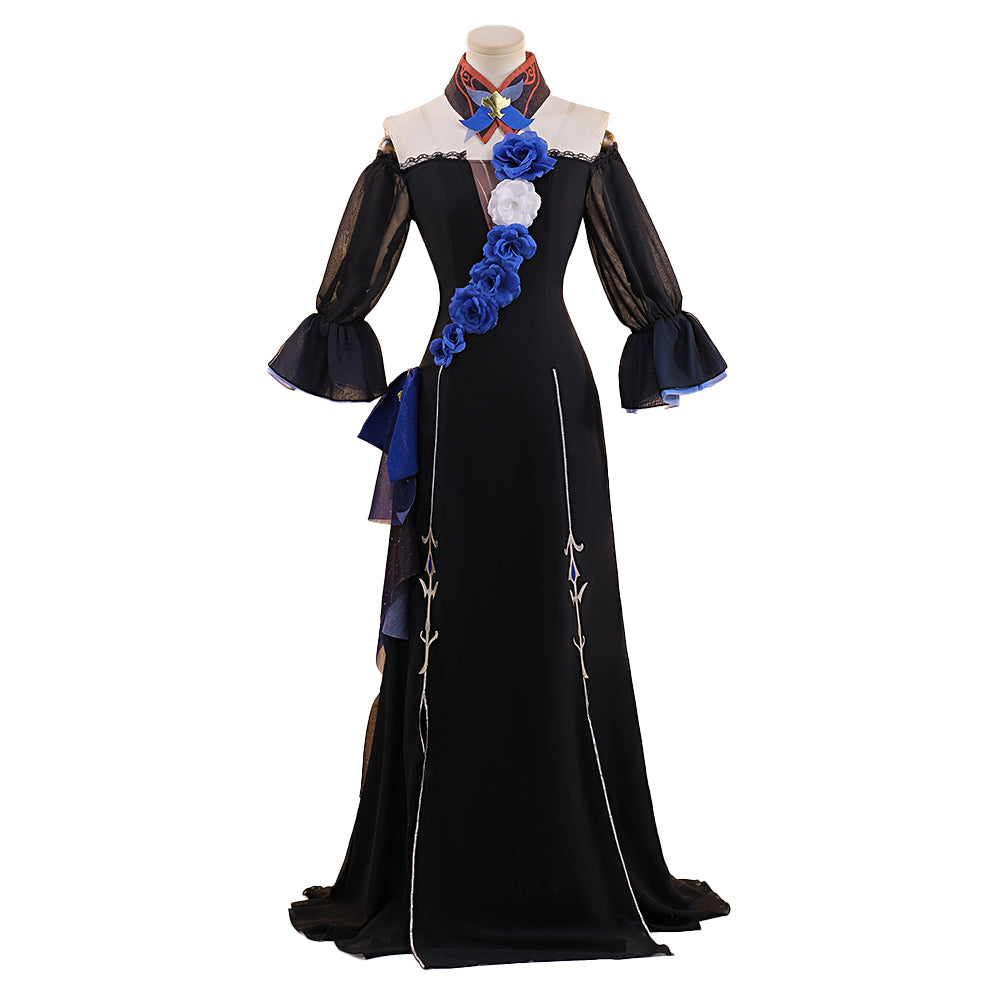【Partial Size Ready For Ship】【In Stock】【Size XS-3XL】DokiDoki-N Game Genshin Impact Cosplay Albedo / Eula / Diona / Ganyu Costume Genshin Concert 2023