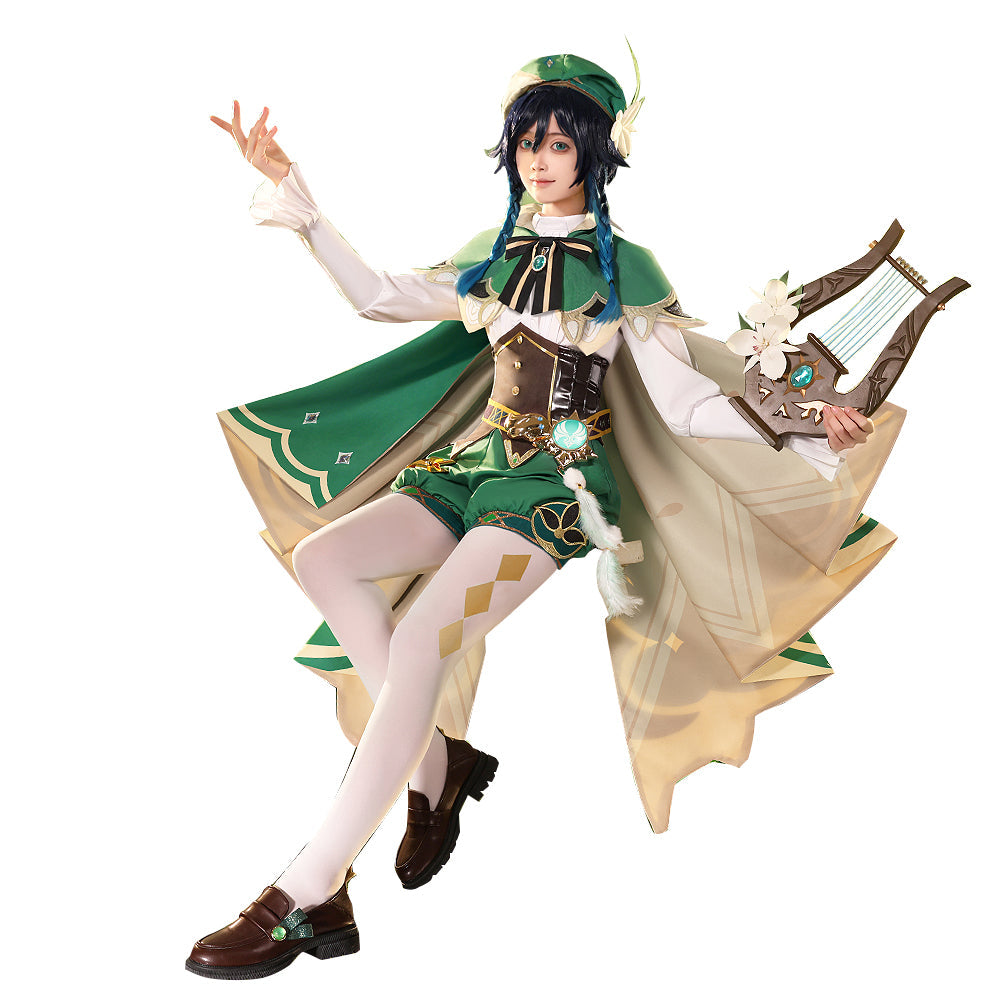 【Ready For Ship】【Size S-2XL】DokiDoki-SR Game Genshin Impact Cosplay Venti Costume