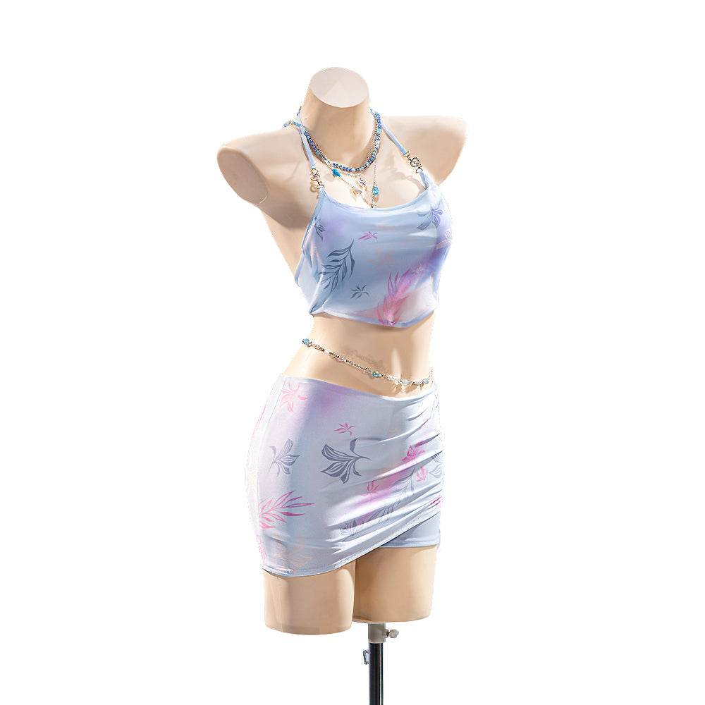 【Ready For Ship】【Accessories Included】【Size XS-3XL】DokiDoki-R Game Love and Deepspace Cosplay Protagonist MC Midsummer Swimsuit Costume Casual Wear Zayne lads