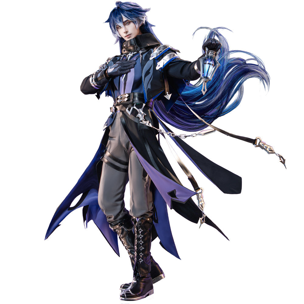 【Ready For Ship】【Size S-3XL】DokiDoki-N Game Genshin Impact Cosplay Flins Costume Song of the Welkin Moon Kyryll Chudomirovich Flins Nod Krai Halloween