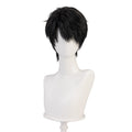 【US LOCAL SHIPPING 】DokiDoki Game Love And Deepspace Cosplay Caleb Wig Short Straight Black Brown Hair