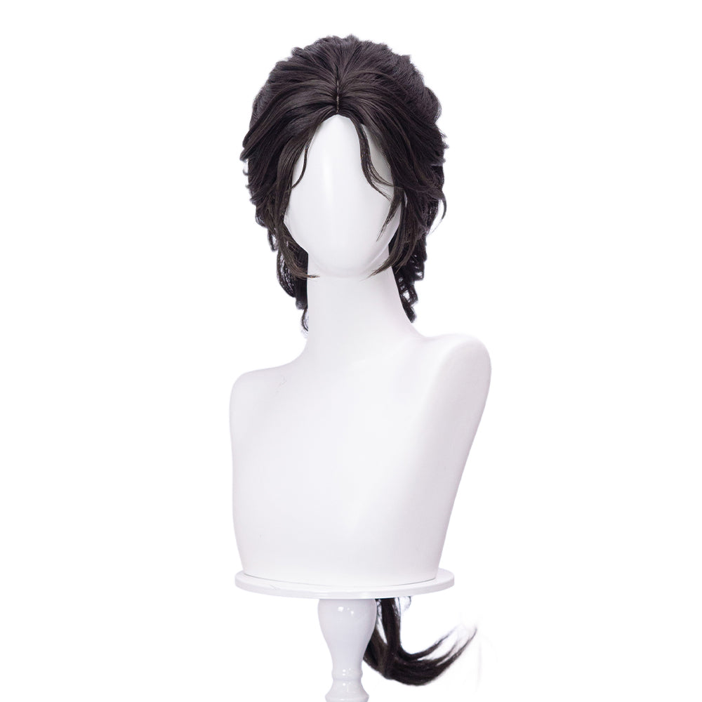 【Partially Ready For Ship】DokiDoki Game Love And Deepspace Cosplay Protagonist MC Wedding Wig / Veil / Headwear Xavier / Sylus / Zayne / Rafayel / Caleb  Black Hair Buns