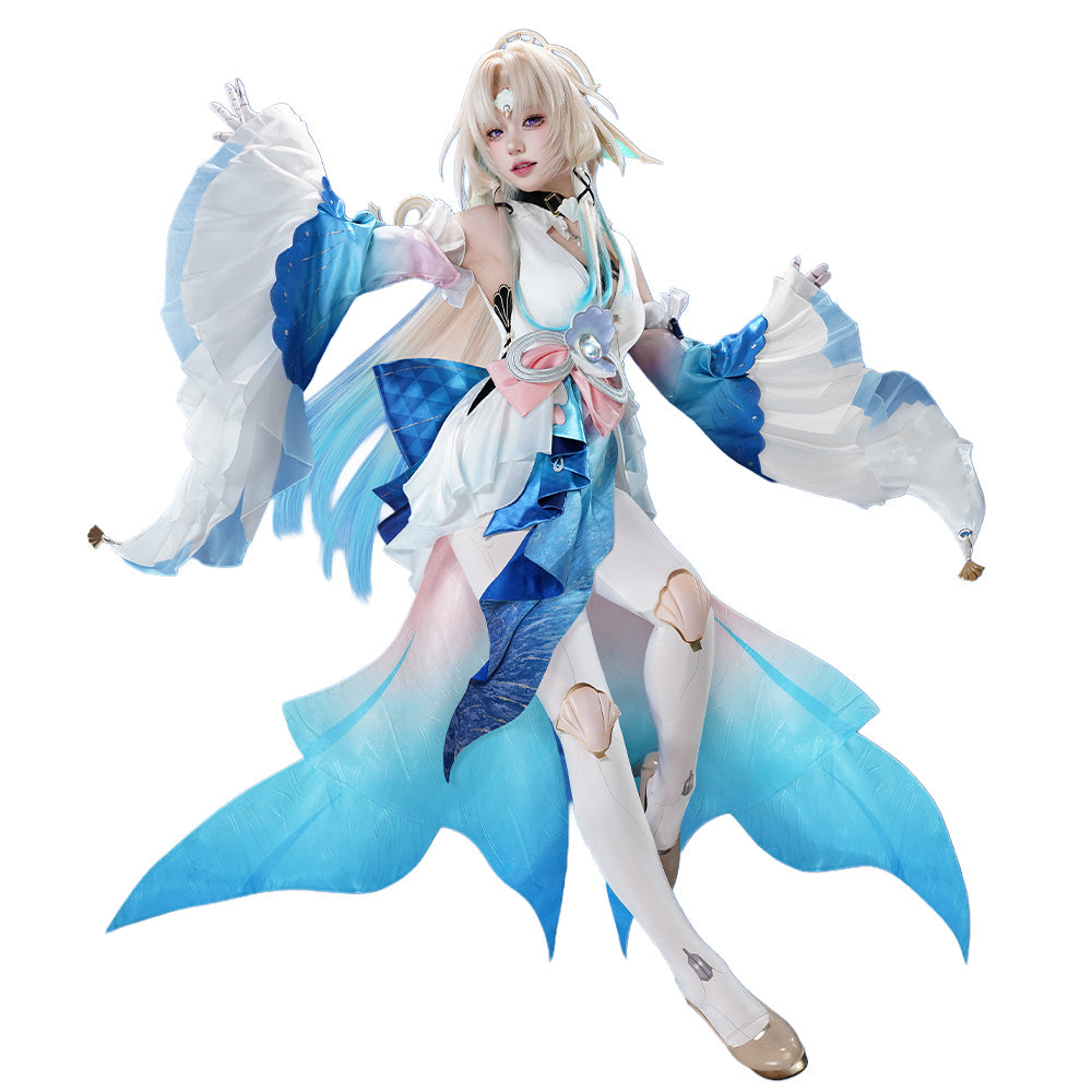 【Partially In Stock】DokiDoki-R Game Honkai: Star Rail Cosplay Pearl Costume Ten Stonehearts