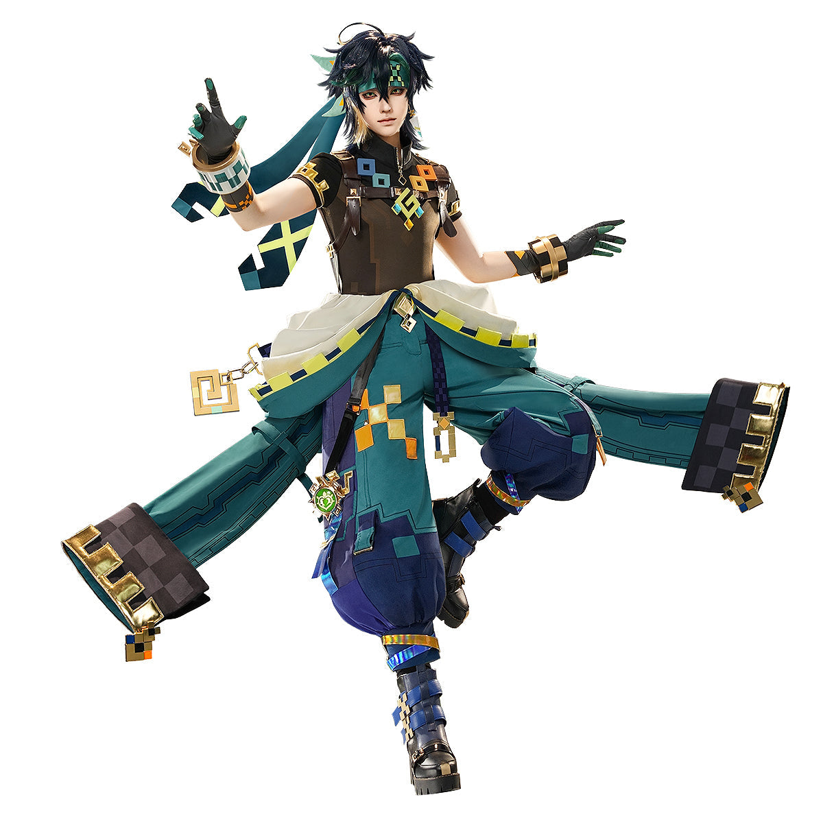 【Ready For Ship】DokiDoki-SR Game Genshin Impact Cosplay Kinich Costume Natlan Halloween
