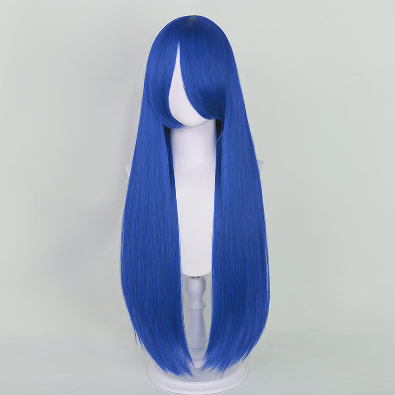 【Last Batch】【Ready For Ship】【Matte Wig】Dokidoki Universal Wig Pink/Red/Blond/Orange/Blue/Green/Purple/White 80 CM Long Straight Wig