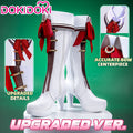 【Partially Ready For Ship】【Upgraded Version】DokiDoki Anime Game Cosplay White Shoes College Uniform Boots High Heels
