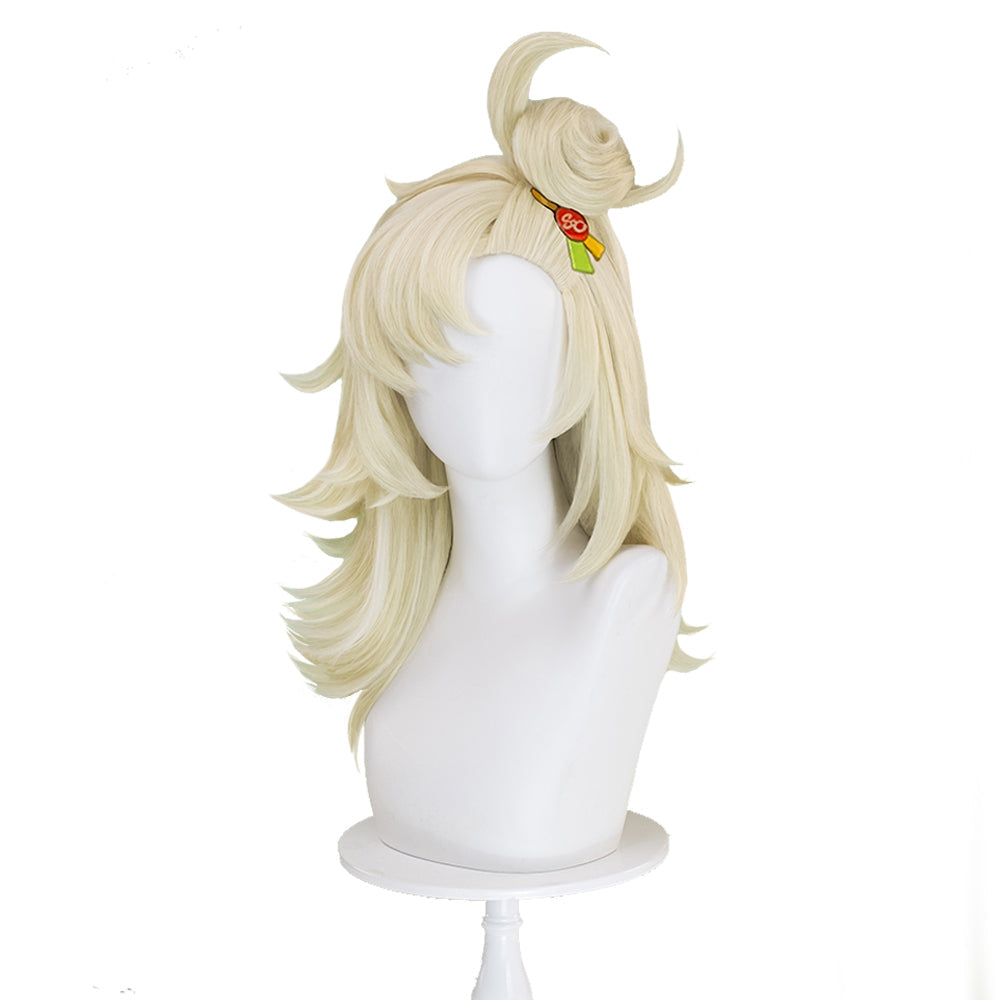 【Ready For Ship】DokiDoki Game Zenless Zone Zero Cosplay Piper Wheel Wig Yellow Hair ZZZ