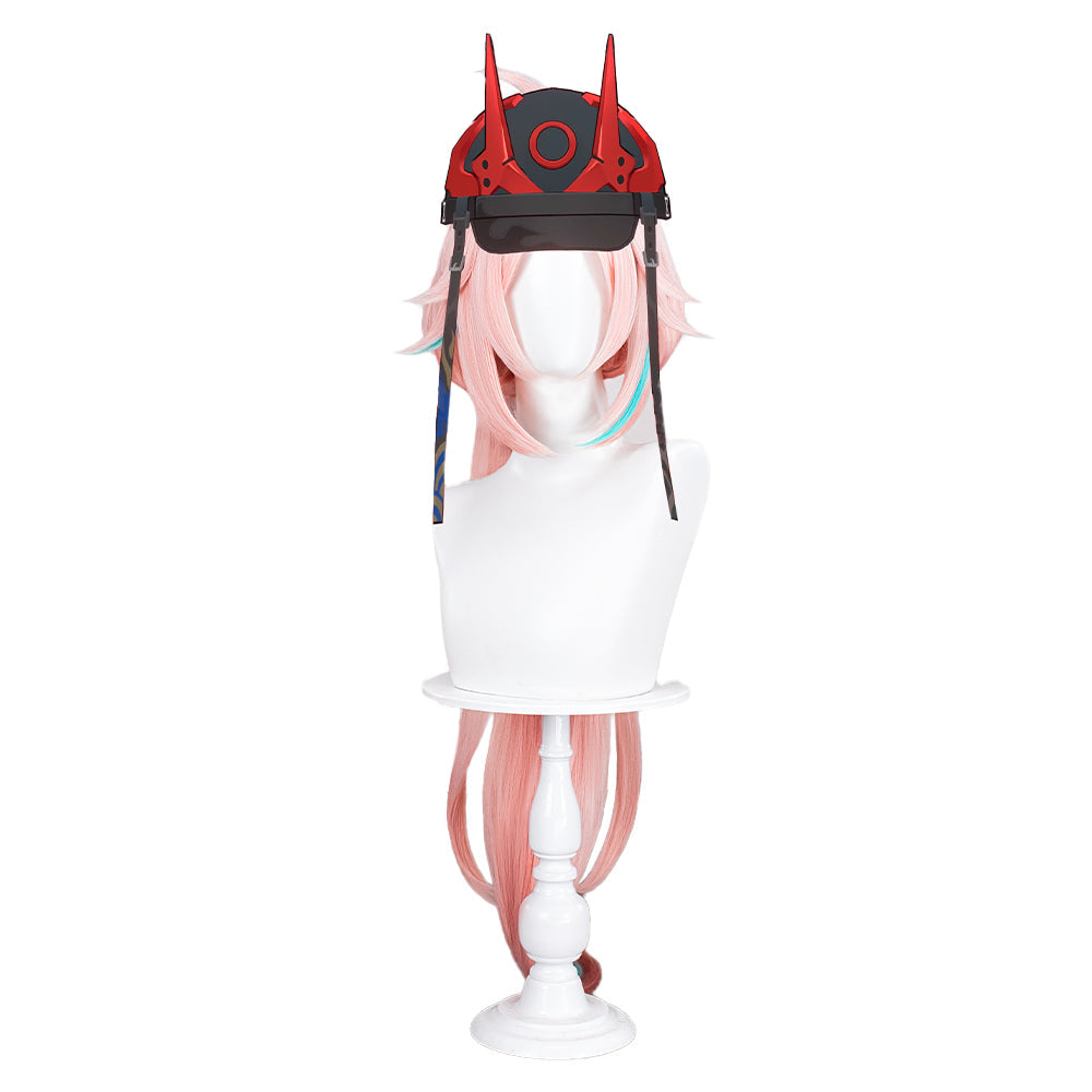 【Ready For Ship】DokiDoki Game Honkai: Star Rail Cosplay Rappa Wig Long Straight Pink