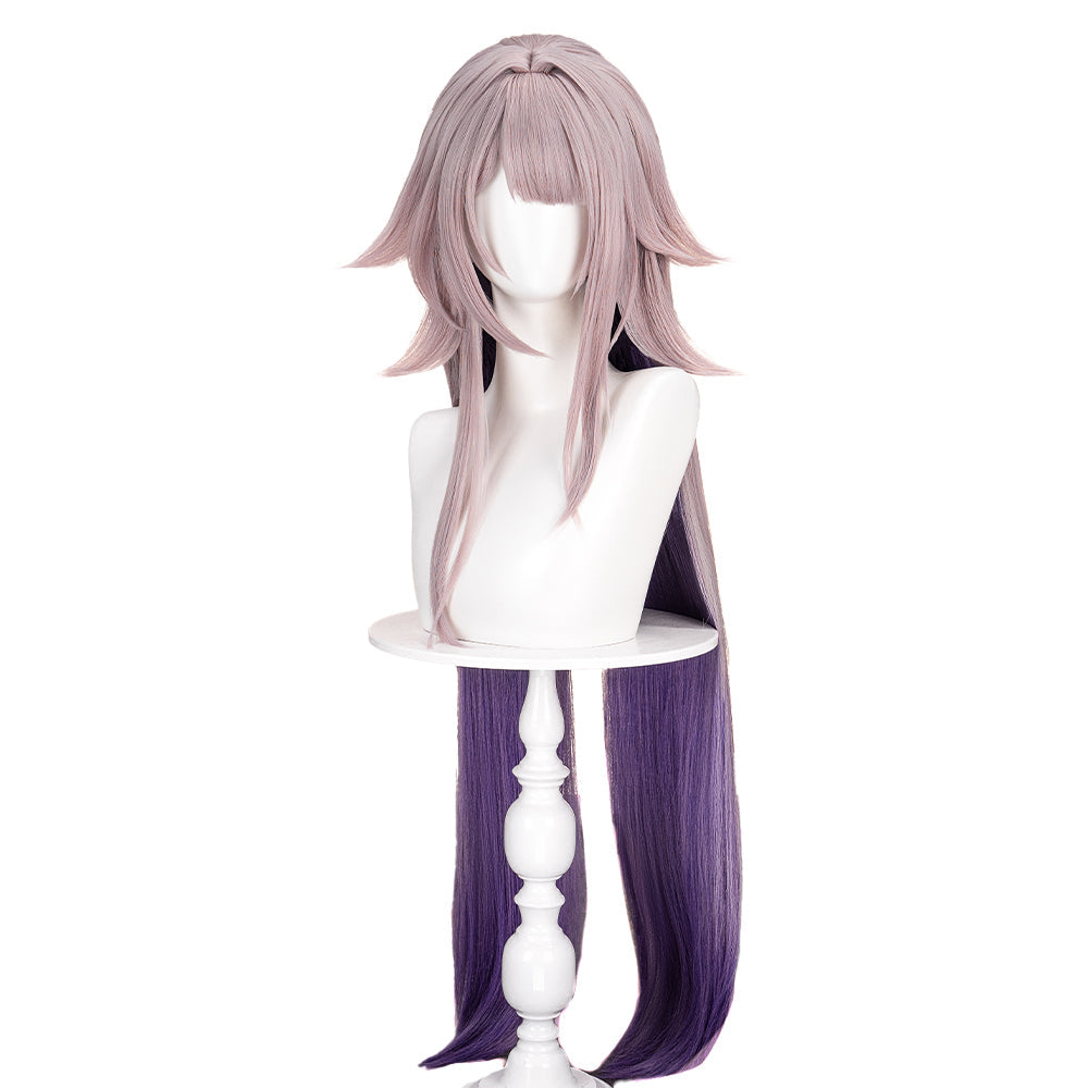 【Ready For Ship】DokiDoki Game Honkai: Star Rail Cosplay The Herta Wig Long Straight Purple SP Herta