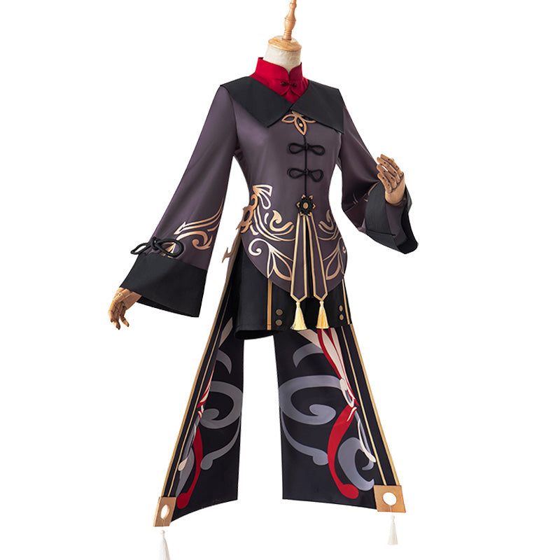 【Size XS-3XL】DokiDoki-R Game Genshin Impact  Costume Hutao Cosplay Hu Tao Halloween