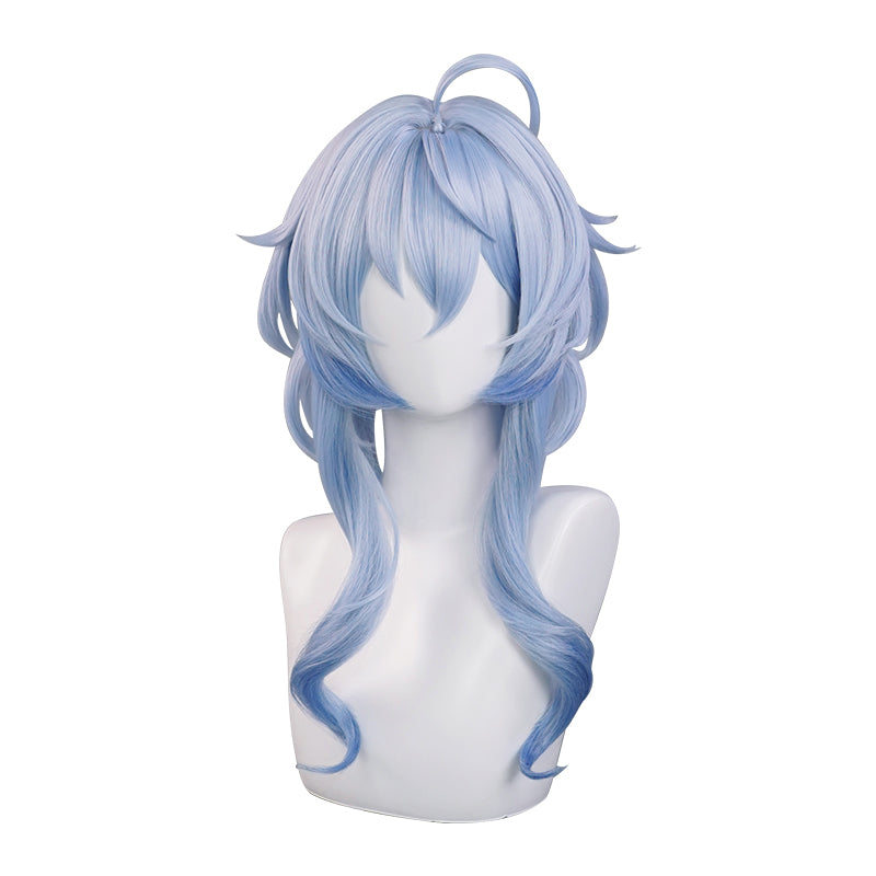 【Ready For Ship】DokiDoki Game Genshin Impact Cosplay Ganyu Lantern Rite Wig Gan Yu Long Straight Hair Twilight Blossom