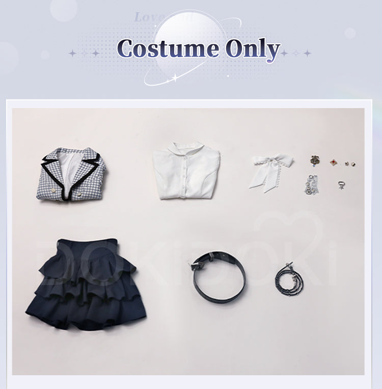 【Ready For Ship】DokiDoki-SR Game Love and Deepspace Cosplay Protagonist MC Uniform Costume Heart Journey Casual Wear