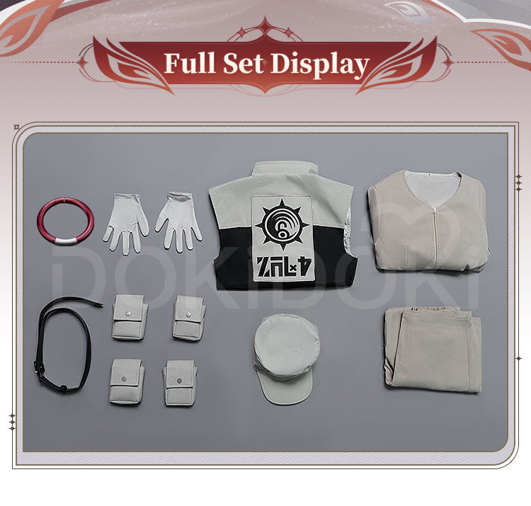 【Partially Ready For Ship】【Size S-2XL】DokiDoki-R Anime GACHIAKUTA Cosplay Gris Rubion / Follo Tunito / Tomme Mima Supporters Costume Halloween