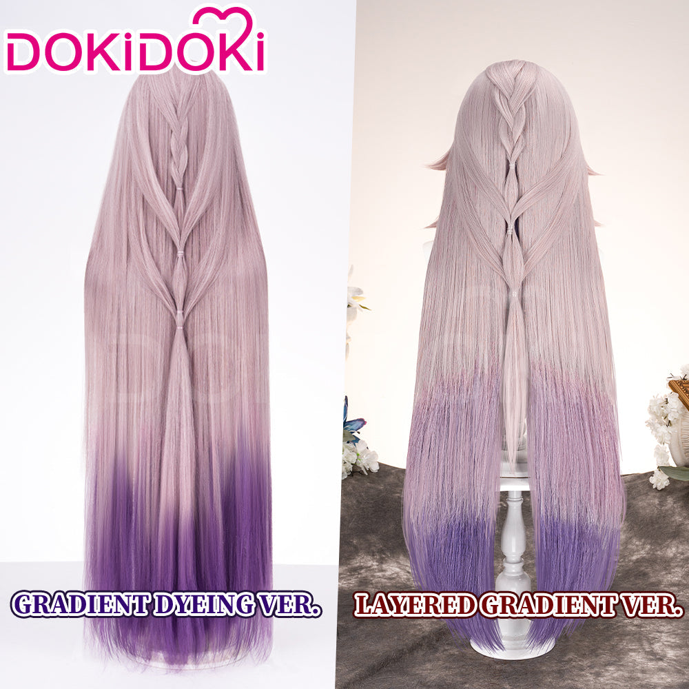 【Ready For Ship】DokiDoki Game Honkai: Star Rail Cosplay The Herta Wig Long Straight Purple SP Herta