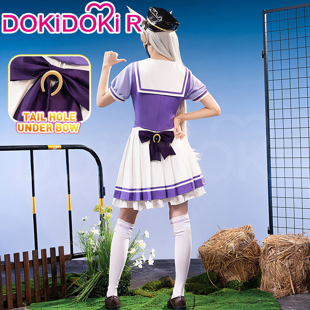 【Ready For Ship】【Size XS-3XL】Dokidoki-R Anime Cosplay Purple Uniform