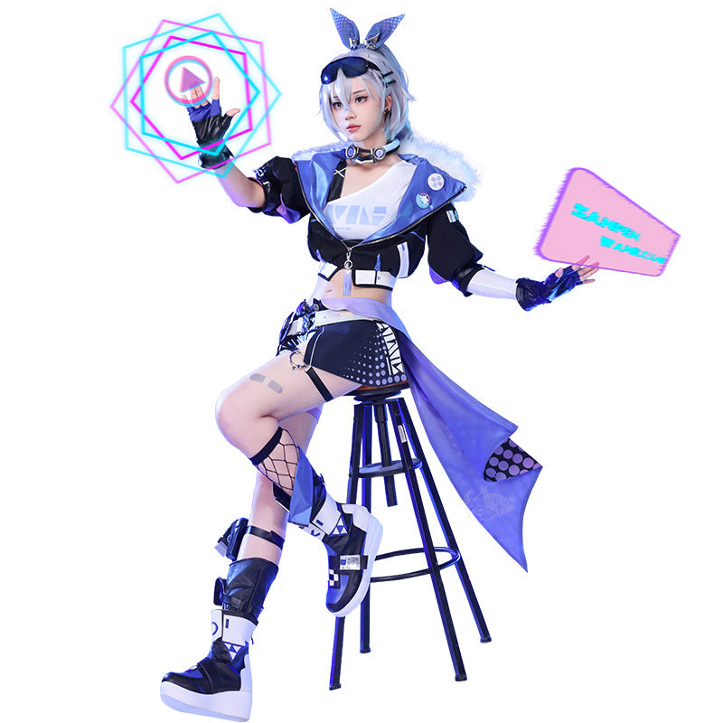【Ready For Ship】DokiDoki-SR Game Honkai: Star Rail Cosplay Silver Wolf Costume / Shoes
