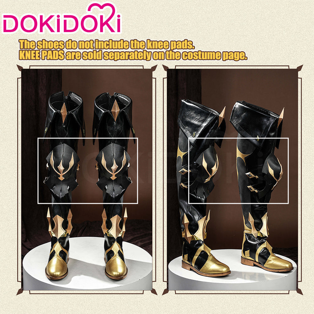 DokiDoki Game Genshin Impact Cosplay Varka Shoes Song of the Welkin Moon Nod Krai