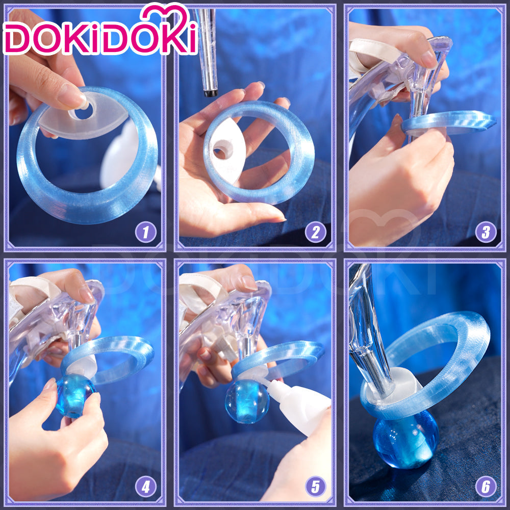 【New Version】DokiDoki Game Genshin Impact Cosplay Columbina Shoes Moon Maiden Song of the Welkin Moon