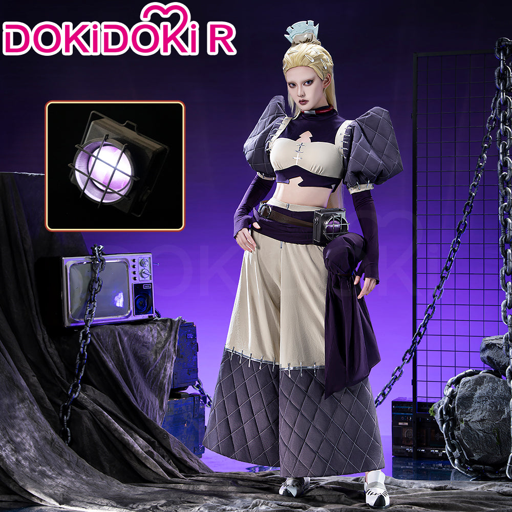 【Partially Ready For Ship】【Glowing】【Size XS-3XL】DokiDoki-R Anime GACHIAKUTA Cosplay Noerde Hew Amozo Costume Halloween