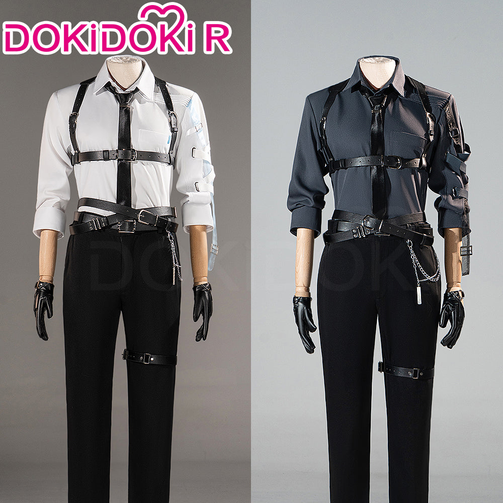 【Partially Ready For Ship】【Size XS-2XL】DokiDoki-R Game Love and Deepspace Cosplay Rafayel / Xavier / Zayne / Sylus / Caleb Total Lockdown Shirt Suit Belt Set Precise Control