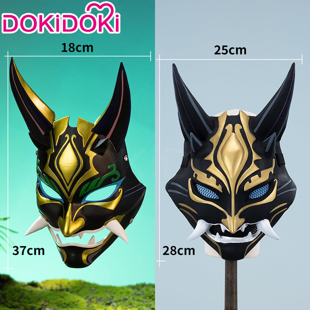 DokiDoki Game Genshin Impact Cosplay Xiao Mask PVC Resin