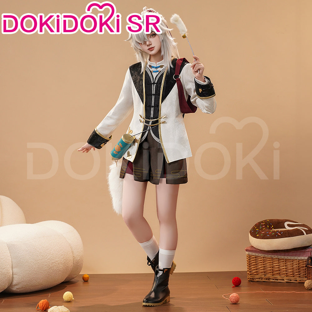 【Partially Ready For Ship】DokiDoki-SR Game Honkai: Star Rail Cosplay Jing Yuan / Blade Cosplay Costume Little Cat Casual Wear Jingyuan