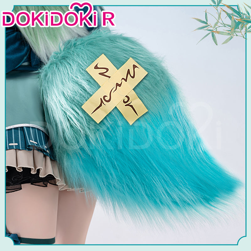 DokiDoki-R Game Honkai: Star Rail Cosplay Huo Huo Maid Costume / Tail Huohuo Doujin